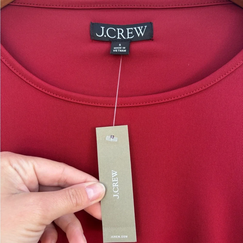 J Crew Ruched Jersey Maxi Dress